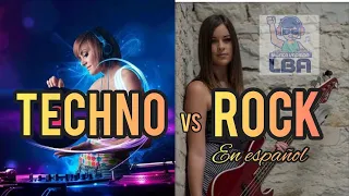 TECHNO vs ROCK en Español 🎸🎧