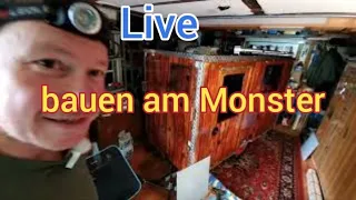 Live basteln am Monster Wohnwagen