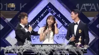 151231 KBS Drama Awards MC Park Bo Gum & Kim So Hyun Acting Psychology