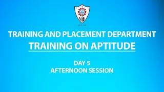 Training on Aptitude : Day 5 Part 2