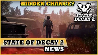 State Of Decay 2 NEW HIDDEN Change In Update 25 Could Be A Game Changer!  Closer Look At Patch Notes