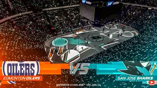 Edmonton Oilers vs San Jose Sharks 1/13/2023 NHL 23 Gameplay