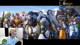 xQc laughs at "Overwatch is back" again