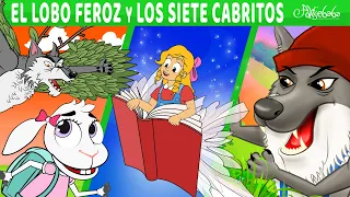 El Lobo Feroz y Los 7 Cabritos + Ricitos De Oro y El Libro Misterioso | Cuentos infantiles