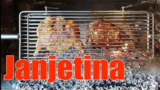 #janje na ražnju  #pile na ražnju #open fire cooking #lamb on a spit #chicken on a spit