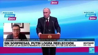 ¿Cuánto apoyo de los rusos tiene Vladimir Putin tras vencer por quinta vez en las elecciones?