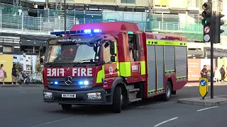 LFB (London Fire Brigade) Lewisham FRU E216 Mobilised