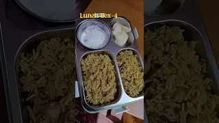 Today Lunch Box #Shorts Aug-05 || Channa Rice with Raitha || snacks perikkay Slices || with Sankari