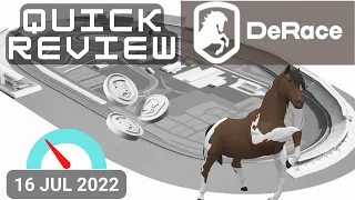 DeRace quick review - How to make money with crypto NFT play to earn game – game guide 15/07/2022