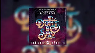 Ride Or Die vs Don't Be Shy (Tiësto Mashup) - SMACK & 22Bullets feat. Lovespeake vs Tiësto & Karol G