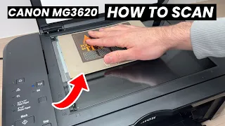 Canon PIXMA MG3620 Printer: How to Scan (With and Without a PC Computer)
