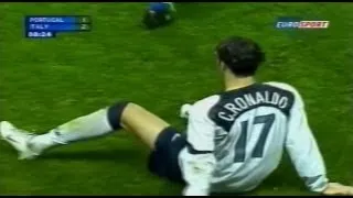 Cristiano Ronaldo Vs Italy Home (31/03/2004)