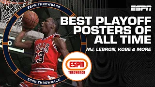 GREATEST NBA PLAYOFF POSTERS OF ALL TIME 🔥 | ESPN Throwback