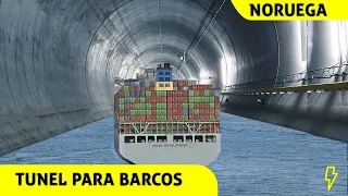 El Túnel para Barcos en Noruega