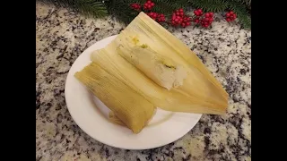 Poblano and Cheese Tamales