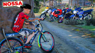 ACHEI MOTOS DO GRAU NA ESTRADA ABANDONADA | GTA 5 MODS