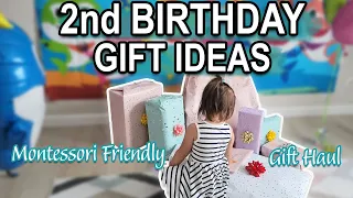 2ND BIRTHDAY GIFT IDEAS FOR CONTINUOUS PLAY! 15+ Montessori  Friendly Gifts for 2 Year Olds!