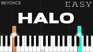 Beyoncé - Halo | EASY Piano Tutorial