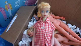 ASMR - WOW!   EPIC   HUGE VINTAGE BARBIE COLLECTION   UNBOXING - THE WORLD OF VINTAGE DOLLS!   #1