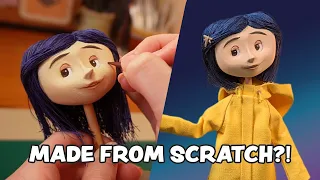 Making a posable Coraline doll from scratch (polymer clay and more)