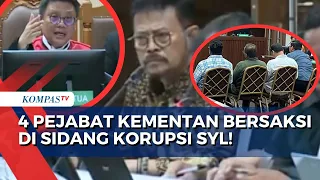 Sidang Korupsi Mantan Mentan SYL Kembali Digelar, 4 Pejabat Kementan Hadir Jadi Saksi!