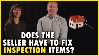 Does the seller have to fix inspection items
