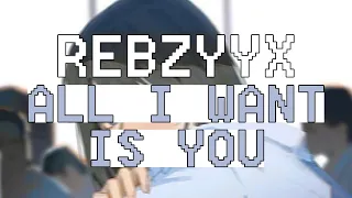 Rebzyyx - all i want is you (sped up) (lirik lagu terjemahan)