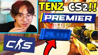 "IS THAT GOOD ELO!?" 😂 - TENZ GETS HIS RANK IN NEW CS2 PREMIER MODE INFERNO MATCHMAKING!