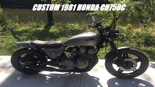 1981 Honda CB750 Custom Build Start to Finish