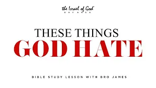 IOG Bay Area - "These Things God Hate"