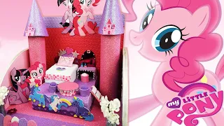 Сделай сам My Little Pony Palace 💛🧡💜 Картонный домик для пони 🏡 Rainbow House