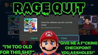 DSP RAGE QUIT Super Mario Bros Wonder, Uses Baby Mode And Still FAILS And QUITS 😂😂😂