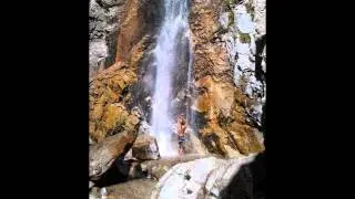 Big Falls Waterfall in San Bernardino Mountains CA in (High Quality)