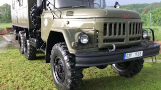 Zil 131 za deště