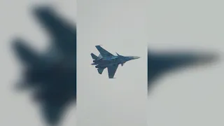 Sukhoi Su-30SM minimum radius turn