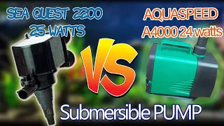 AQUARIUM PUMP VS AQUASPEED A4000