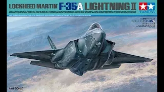 Amazing NEW Tamiya F-35A Lightning II 1/48 detailed kit review 👍🏻