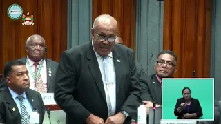 Minister for iTaukei Affairs and Culture, Heritage and Arts response