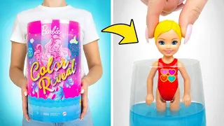 UNBOXING THE WORLD BIGGEST MYSTERY | Barbie Color Reveal Slumber Party!