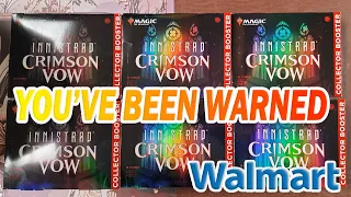 Do Not Buy Innistrad Crimson Vow Collector Packs at Walmart