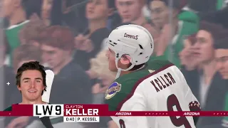 Arizona Coyotes VS Dallas Stars NHL 22 full gameplay