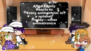Afton family reacts to 'Every fnaf character in a nutshell'