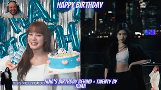 Reaction to NINA’s Birthday Behind +「TWENTY」by RIMA (NiziU)