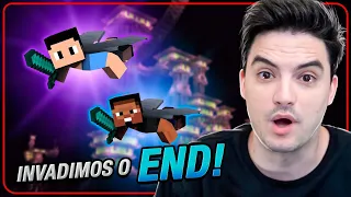 INVADIMOS O END ATRÁS DE NOVAS ELYTRAS NO MINECRAFT #2-15