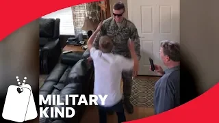 Little brother prank backfires with big brother surprise