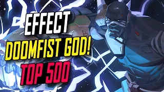 EFFECT INSANE DOOMFIST - 45 KILLS! [ SEASON 5 TOP 500 OVERWATCH ]