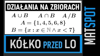 Działania na zbiorach