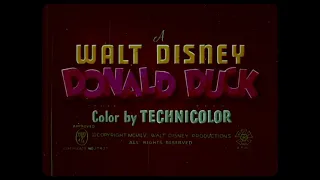 Donald Duck – Bearly Asleep (1955) – Academy ratio titles