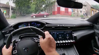 Peugeot 508 HYBRID (GT 225HP) / POV test drive, csak vezetés!