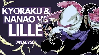 KYORAKU SHUNSUI & NANAO ISE vs LILLE BARRO - Bleach Battle ANALYSIS | The Final Game